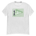 Greenways Intermediate Tee - pennant-style "Greenways" wordmark design - Ash front flat