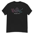 Jeremiah 29:11 Tee - Bible verse graphic - Black front flat