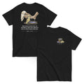 John 13:15 Tee - Bible verse graphic, front and back print - Black