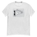 Randall High School Raiders Tee - pennant-style "Randall" wordmark design - Ash front flat