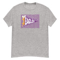 Reeves-Hinger Elementary Tee - pennant-style "Reeves-Hinger" wordmark design - Sport Grey front flat