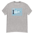 West Plains High School Wolves Tee - pennant-style "West Plains" wordmark design - Sport Grey front flat